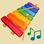 relaxing virtual xylophone android application logo